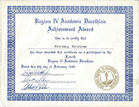 Barry Goldwater High School Academic Decathlon